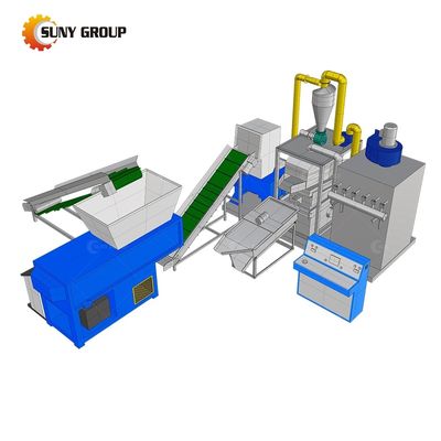Máquina de granulação de fios de cabo de cobre de alta produtividade para reciclagem de fios de cobre de sucata