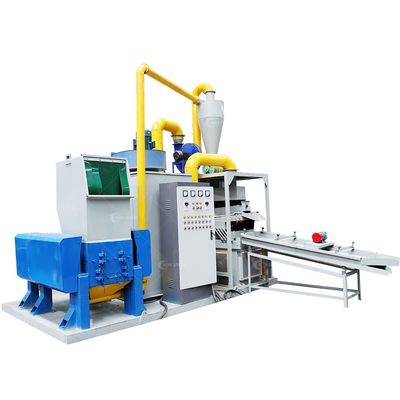 Máquina de reciclagem de grânulos de triturador de cabo de cobre usado para separador de fios de cabo de sucata