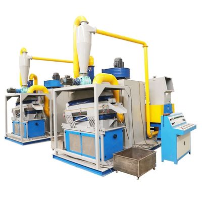 Máquina de reciclagem automática de triturador de fios de sucata 100% de puridade de cobre com taxa de triagem de 99%