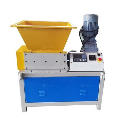 Compacto Design 380V/50Hz Voltagem Mini Double Shaft Shredder para Produção em Pequena Escala