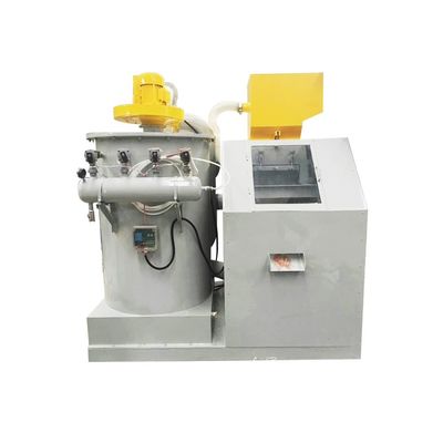 Produto final Grânulos de cobre e plástico provenientes de máquinas de reciclagem de fios de cobre