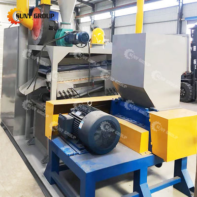 Máquina de granulação de cabos de cobre de sucata separar eficientemente resíduos Computador fio telefônico