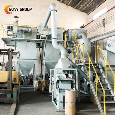 Produção de papel da fábrica de reciclagem de sucata de baterias de lítio para baterias de automóveis