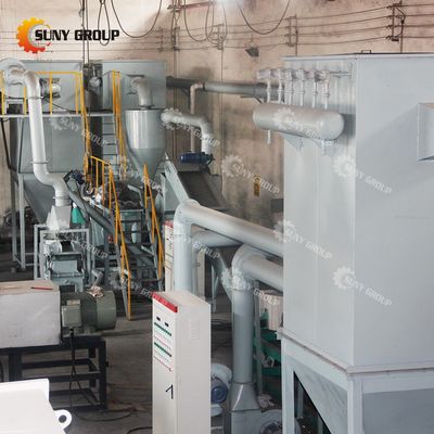Produção de papel da fábrica de reciclagem de sucata de baterias de lítio para baterias de automóveis