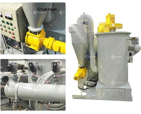 100-200 kg/h Separador de fios de cobre Equipamento de granulador de fios de cobre Máquina de reciclagem de cabos