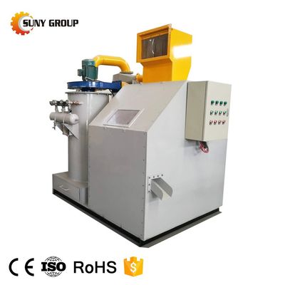 Produto final Grânulos de cobre e plástico provenientes de máquinas de reciclagem de fios de cobre