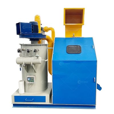Máquina de reciclagem de mini granulador de cabo com controlo PLC e 99% de eficiência de triagem