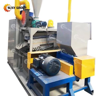 Máquina de reciclagem de sucata de fios de cobre para separação de cabos elétricos