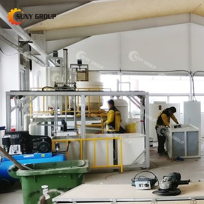 Refinaria de resíduos de PCB de alta capacidade Componentes de metais preciosos com potência de 25 kW