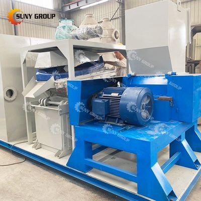 Linha de produção de reciclagem de cobre 100-1000 kg Capacidade de produção final de plástico de cobre