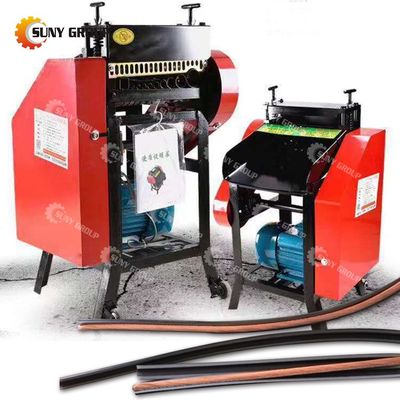 Máquina de descascar e descascar cabos de tensão 220V/380V para processamento de sucata de cobre