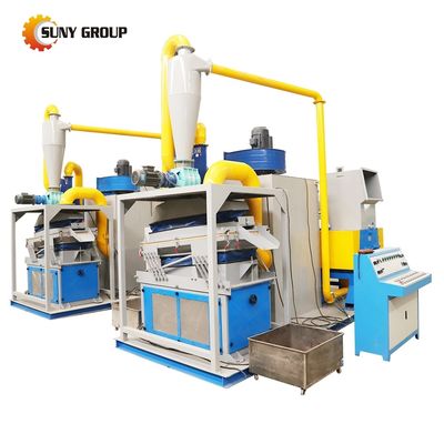 Máquina de granulação de fios de cabo de cobre de alta produtividade para reciclagem de fios de cobre de sucata