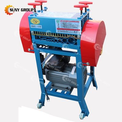 4.5kw Máquina de cortar cabos de resíduos de revestimento de plástico para separar o cobre das carcaças de borracha/plástico