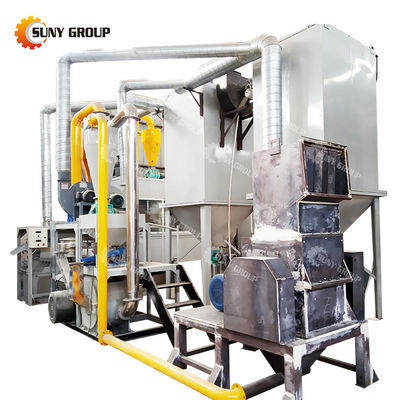 Máquina avançada de reciclagem de chapas revestidas de cobre CCL/ Máquina de trituração e separação de PCB