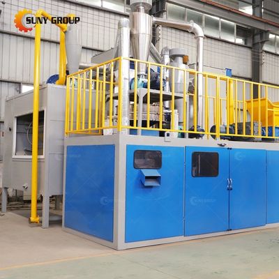 Máquina avançada de reciclagem de chapas revestidas de cobre CCL/ Máquina de trituração e separação de PCB