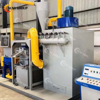 39kW Granulador de fio de cobre Máquina de separação de vento