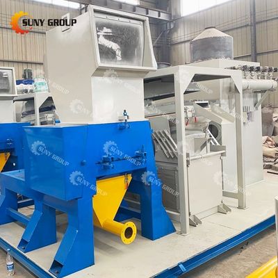Linha de produção de reciclagem de cobre 100-1000 kg Capacidade de produção final de plástico de cobre