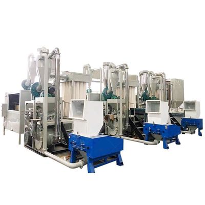 2500 kg de peso Máquina de reciclagem de painéis compostos de alumínio Design de separador eletrostático