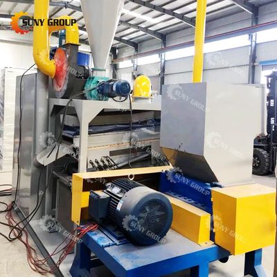 Máquina de reciclagem de sucata de cabo de alta taxa de separação para separação de cobre e plástico