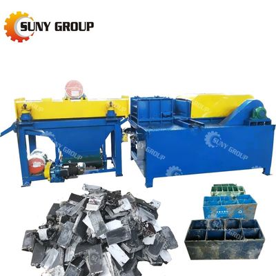 Solução de reciclagem de baterias com funções de separação e quebra Peso KG 5000 kg