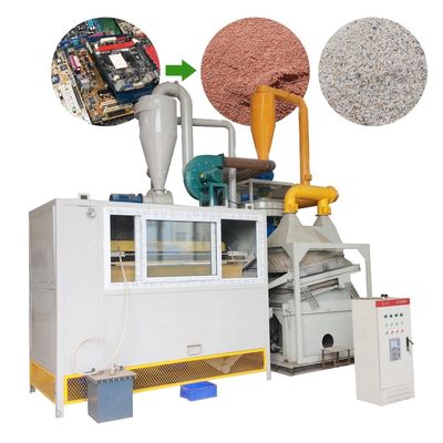 Separador de fluxo de ar Refinar cobre Recuperação de ouro Scarp Máquina de reciclagem de PCB com melhor