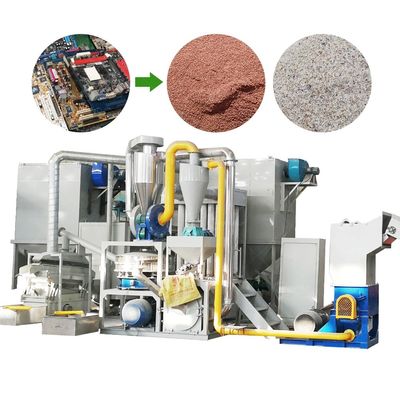 Separador de fluxo de ar Refinar cobre Recuperação de ouro Scarp Máquina de reciclagem de PCB com melhor