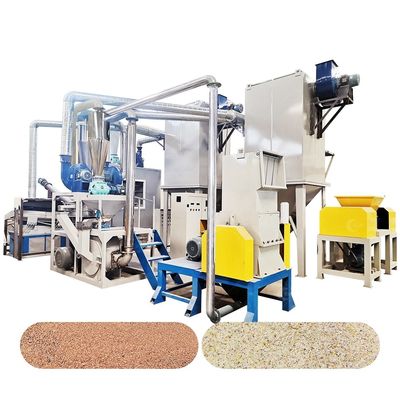 Máquina de separação de cobre totalmente automática para reciclagem de placas-mãe