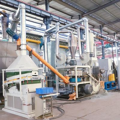 Máquina de separação de cobre totalmente automática para reciclagem de placas-mãe