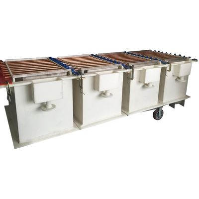 Plantas de eletrólise de cobre para fabricação de cátodos de cobre puro a 99,99%
