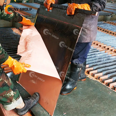 Linha de produção de recuperação de cobre com catodo de ouro de 2000 kg com inspecção de saída por vídeo