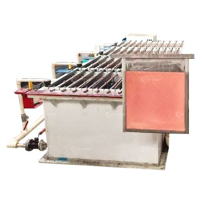 Linha de produção de refino de cobre de 99,99% controlada por PLC rápido para fabricação de resíduos de PCB