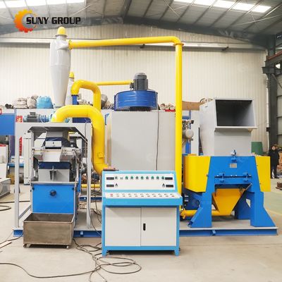Máquina de reciclagem de fios de cabo de cobre de alta produtividade para máquinas de recuperação de cobre