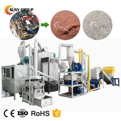 Máquina de reciclagem de PCBs electrónicos de 55 kW para resíduos de PCBs e outros resíduos electrónicos