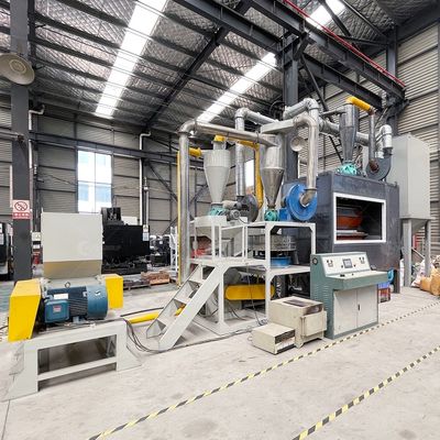 Equipamento de trituração de resíduos de alumínio-plástico, de trituração e de separação para o mercado de retalho