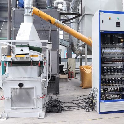 Equipamento de reciclagem de painéis solares de alta capacidade de 200-1000 kg/h para painéis monocelulares completos