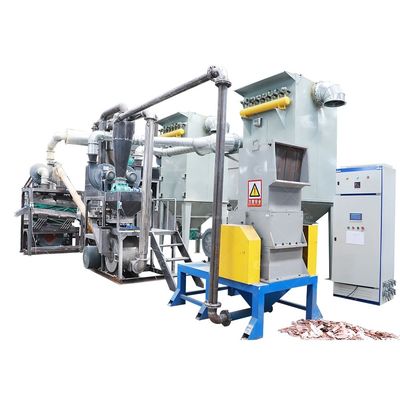 Planos de reciclagem de placas base de portáteis de 150 kg-1000 kg de capacidade com componentes principais de PLC