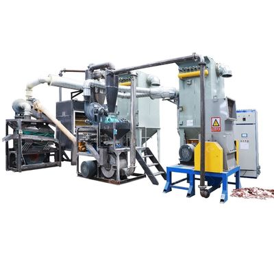 Planos de reciclagem de placas base de portáteis de 150 kg-1000 kg de capacidade com componentes principais de PLC