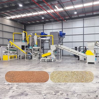 Linha de reciclagem de placas de circuito de resíduos de cobre de alta pureza para especificações do cliente