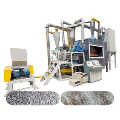 Máquina de separação de plástico de alumínio para o mercado de reciclagem de borbulhas médicas de sucata