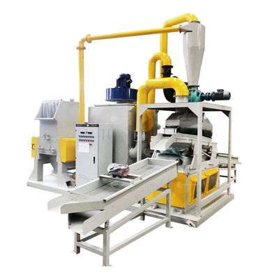 Máquina de reciclagem de grânulos de triturador de cabo de cobre usado para separador de fios de cabo de sucata