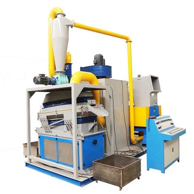 Máquina de reciclagem automática de triturador de fios de sucata 100% de puridade de cobre com taxa de triagem de 99%