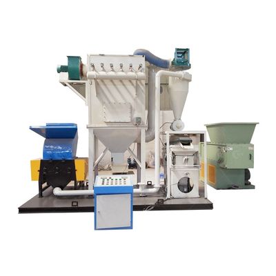 Máquina de reciclagem automática de triturador de fios de sucata 100% de puridade de cobre com taxa de triagem de 99%