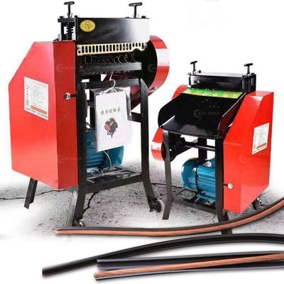 Máquina de descascar cabos Separar o cobre das carcaças de borracha/plástico Duração de descascagem 1-150m