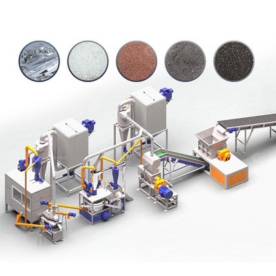 Máquina de reciclagem de painéis solares monossalares para módulos fotovoltaicos de capacidade de 200-1000 kg/h em 2024