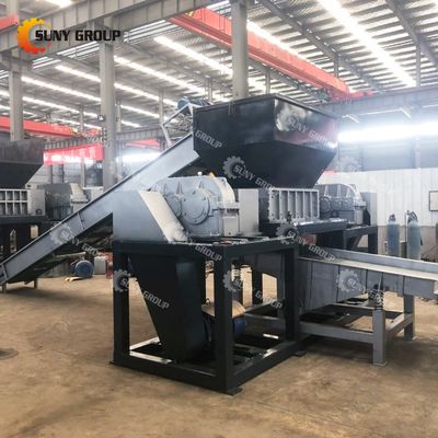 2300KG máquina de trituração de eixo duplo para metais triturador de sucata de metal para suas necessidades
