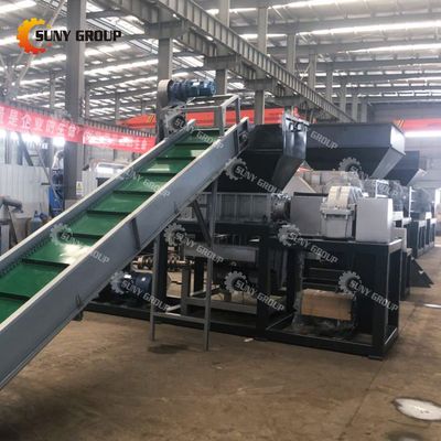 2300KG máquina de trituração de eixo duplo para metais triturador de sucata de metal para suas necessidades