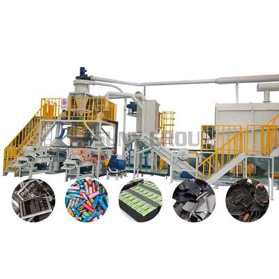 Máquina móvel de reciclagem de baterias de lítio para componentes do núcleo do motor de pequeno porte