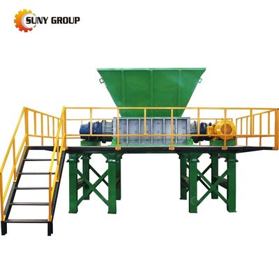PLC Core Components Car Engine Shredder Machine para processamento de aço carbono