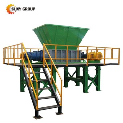 PLC Core Components Car Engine Shredder Machine para processamento de aço carbono
