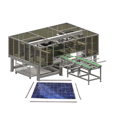 Máquina de reciclagem de painéis solares de capacidade de 200-1000 kg/h para a recuperação de chapas fotovoltaicas ecológicas